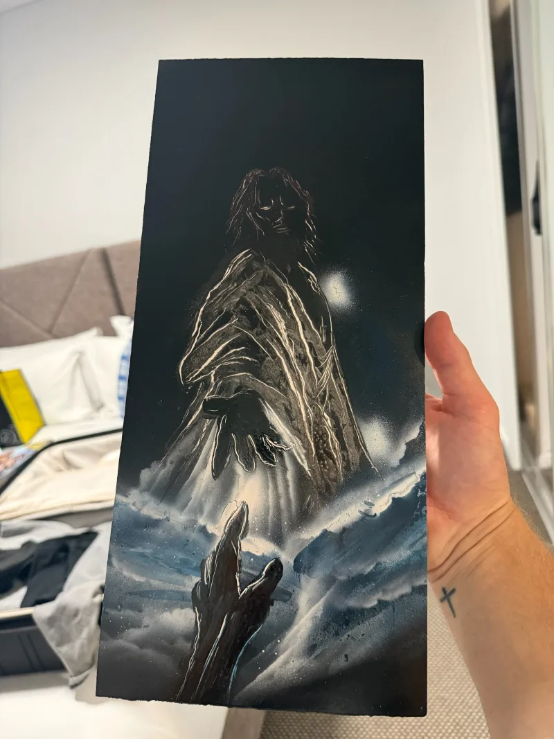 Jesus painting